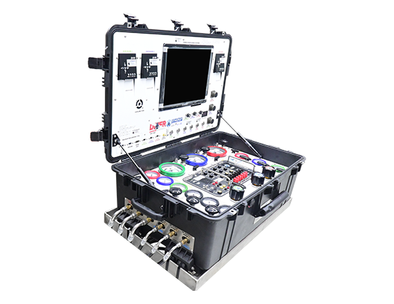 Three diver portable panel, D040